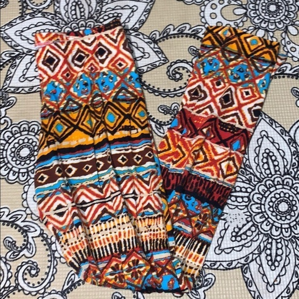 Patterned leggings‎ warm
